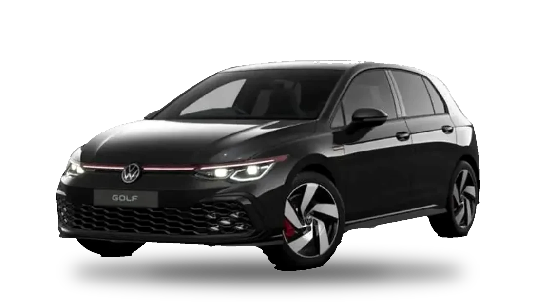 Volkswagen Golf 8, vue trois quarts avant