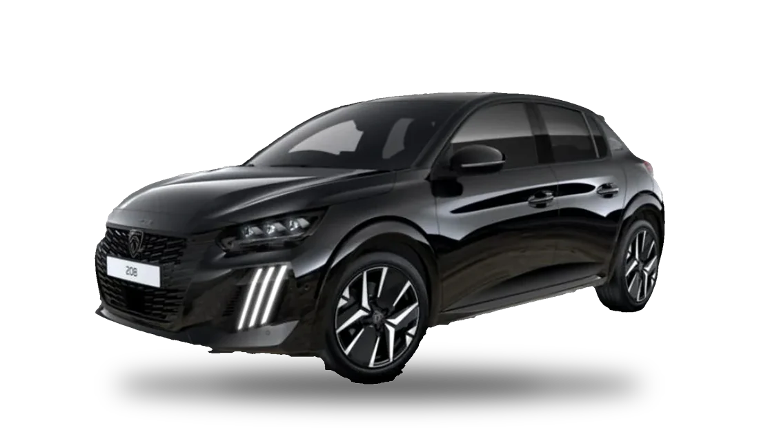 Peugeot 208, vue trois quarts avant